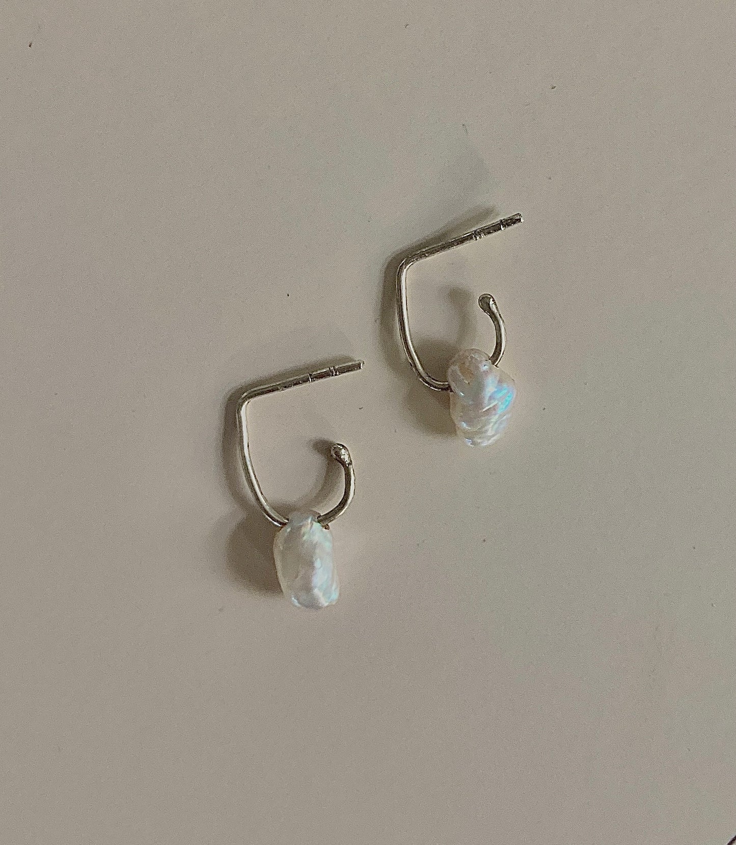 Pearl Hanger Earrings