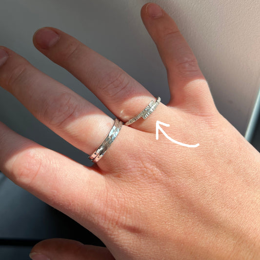 Stackable Stripes Ring